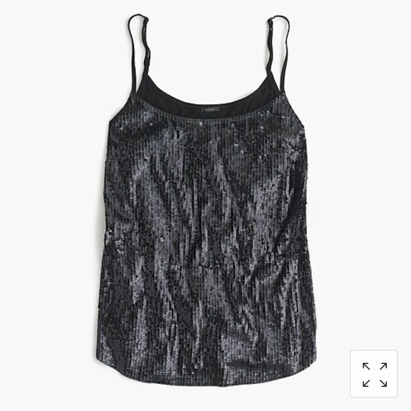 NWT J Crew Sequin Cami - Picture 4 of 8